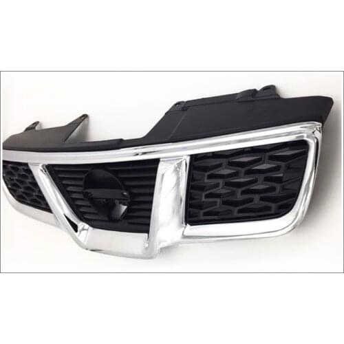 ABS Chrome Front Grille Around Trim Racing Grills Trim For NISSAN Qashqai J10 2007 2008 2009