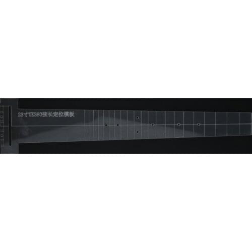 Acrylic Making Position Templates Tool for Guitar Fingerboard Fretboard