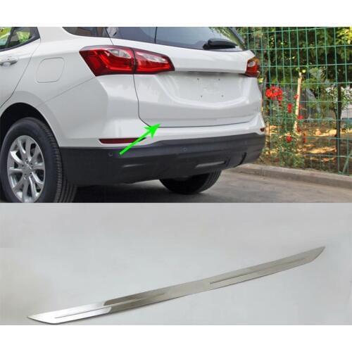 Car Accessories Exterior Decoration Stainless Steel Rear Tail Door Gate Molding Trim For Chevrolet Equinox 2017 Car-styling