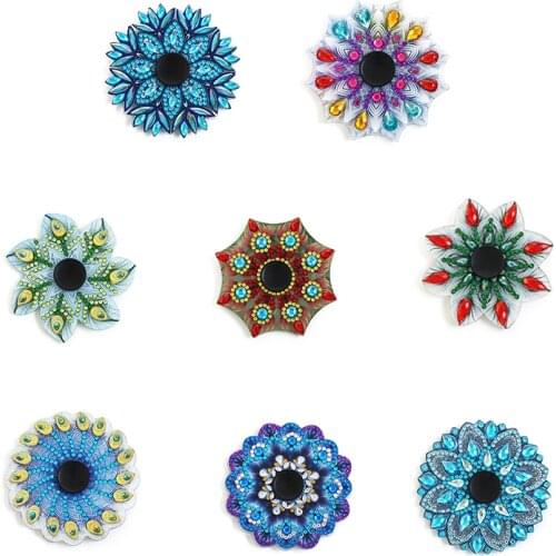 5D DIY Diamond Painting Special-shaped drill Flowers Spinning Top Diamond Embroidery Mosaic Cross Stitch Kit Home Decor Gift