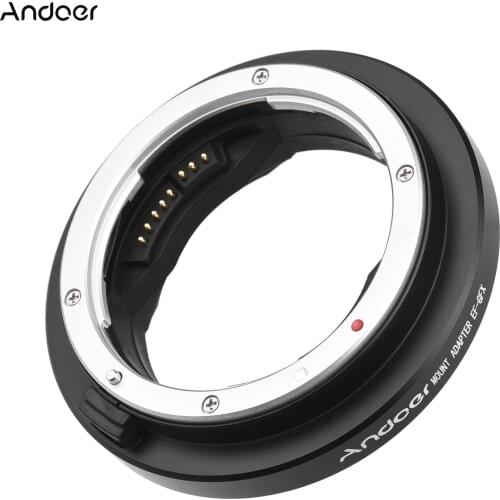 Andoer EF-GFX Camera Lens Adapter Ring AF for Canon EF-mount Lens to FujiFilm GFX-mount MED-format Cameras GFX100 GFX50S GFX50R