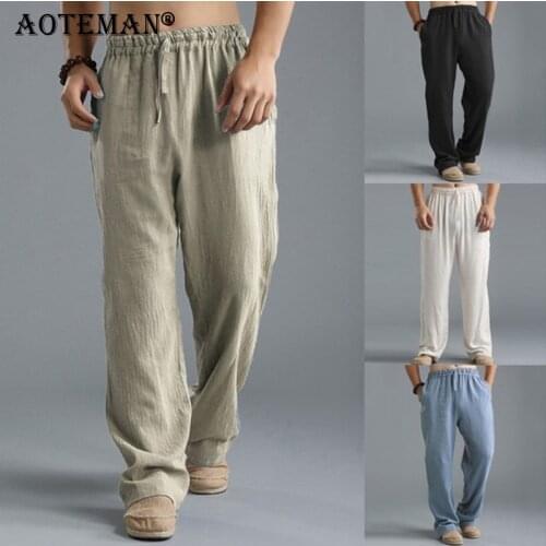 AOTEMAN Men's Loose Pants