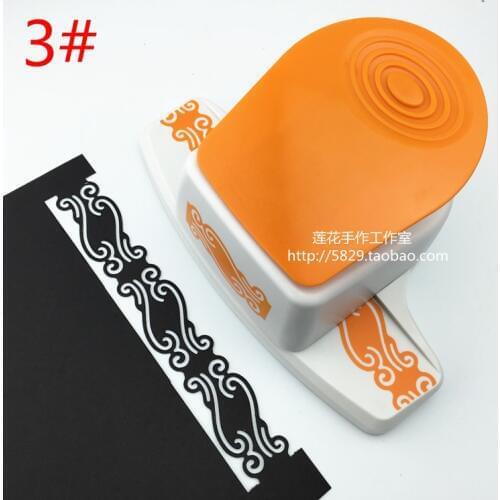 Large Three-dimensional Fancy Border Embossing Punch Scrapbooking Design DIY Paper Cutter Handmade Craft Gift Making Tools