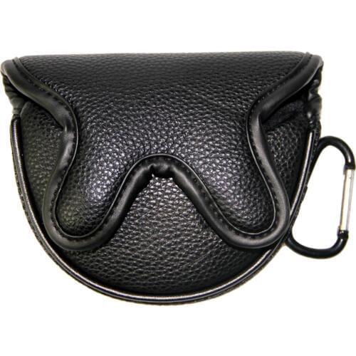 Golf Putter Cover,Putter Headcovers Mallet Putter Head Cover Leather Golf Putter Cover Mallet with Magnetic Closure