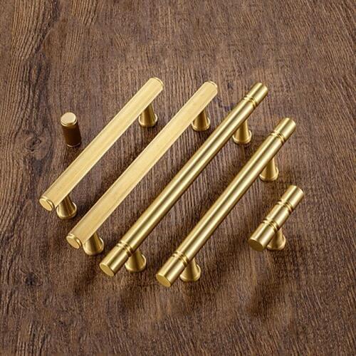 Long Brass cabinet handles and knobs Chinese Style Wardrobe Drawer Pulls Morden Furniture Accessory