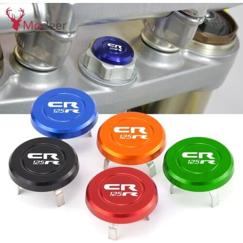 For Honda CR125R CR250R CRF150R CRF250R CR 125R 150R Motorcycle Handlebar Decorative Screw Cap Motocross stem shaft Cover Caps
