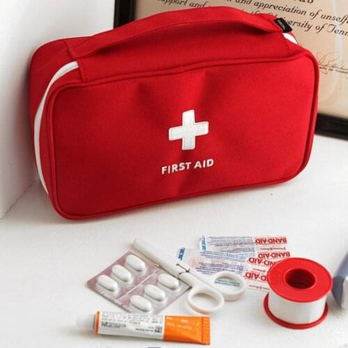 Travel Bag First Aid Kit Packing Cubes Empty Waterproof Security Organizer Portable Medical Pill Pouch Bag Outdoor Travel Pouch
