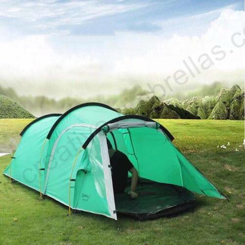 4-6 persons double layers rainproof camping gazebo folding awnings fishing sun shelter inflatable beach outdoor tunnel tent