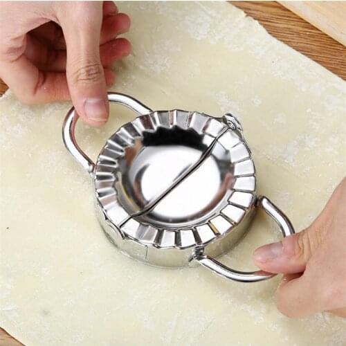 New DIY Dumplings Maker Tool 304 Stainless Steel Jiaozi Pierogi Mold Dumpling Mold Clips Baking Molds Pastry Kitchen Accessories