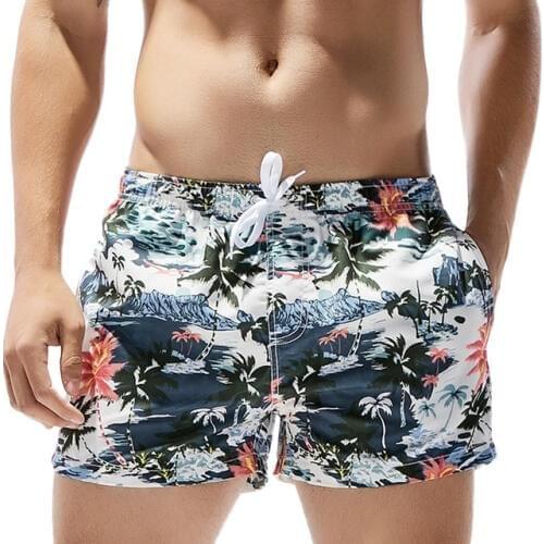 New SEOBEAN Board Shorts Men Summer Boardshort Beachwear Mens Hawaiian Shorts Man Bermuda Beach Holiday Casual Short Homewear