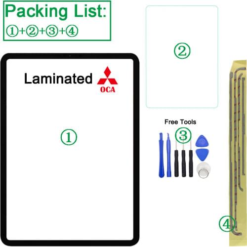 1Pcs Front Touch Glass Screen WITH OCA For iPad Pro 12.9-inch 2018/2020 3rd/4th Generation A1876 A1895 A2014/A2229 A2069 A2232