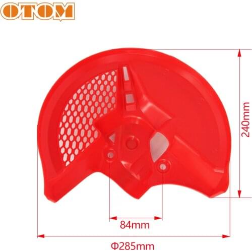 OTOM Motocross Multicolor Front Disk Cover Plastic Brake Protection Lid For HONDA CRF 250R 250RX 450R/RX Motorcycle Dirt Bike
