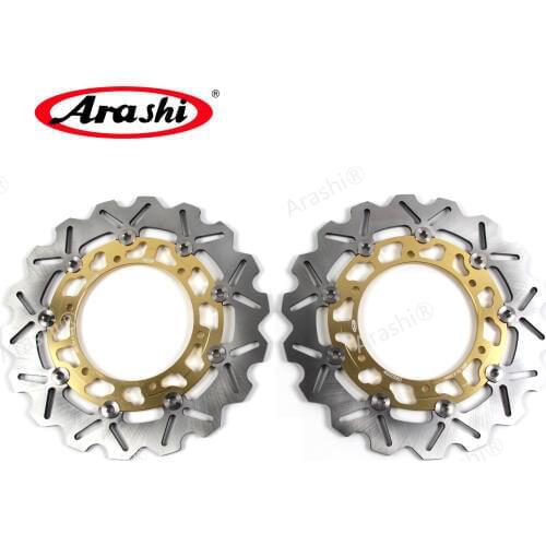 ARASHI CNC Front Brake Discs For YAMAHA XV1700 PC ROAD STAR WARRIOR 2002-2007 Brake Rotors XV1700 2002 2003 2004 2005 2006 2007