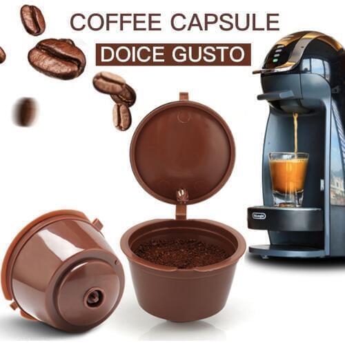 Nespresso 1/2/3PCS coffee capsule nestle dolce gusto capsule reusable coffee filter capsule machine refillable cafe capsula