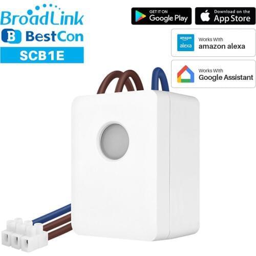 BroadLink BestCon SCB1E Smart WiFi Switch Module 16A With Energy Monitor Smart Remote Control Box Works With Google Assistant