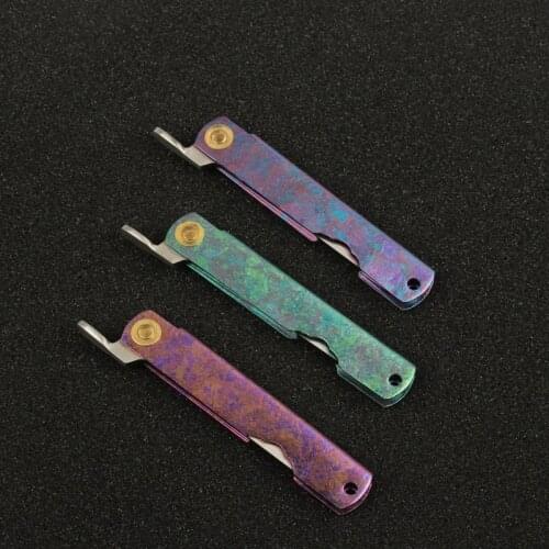 Titanium Knife EDC Portable Car Tool Knife Pencil Sharpener