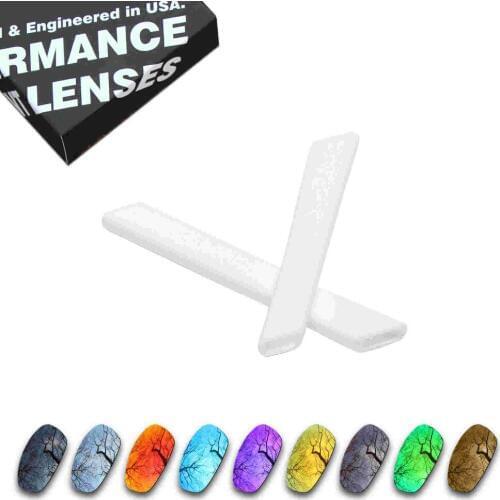ToughAsNails Resist Seawater Corrosion Polarized Replacement Lens&White Ear Socks for Oakley Split Jacket - Multiple Options
