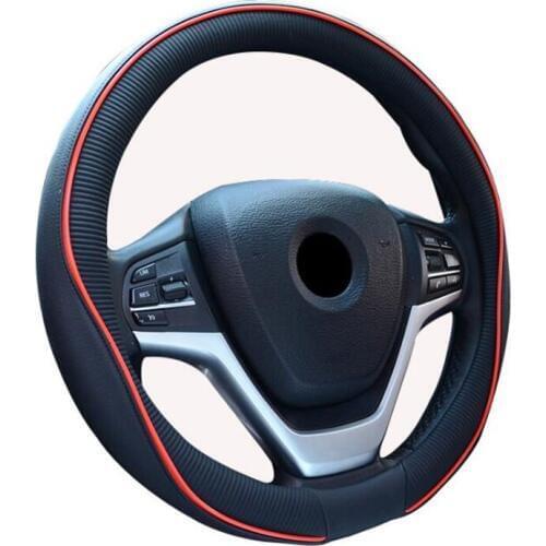 Micro Fiber Leather Car Steering Wheel Cover Fit For Most Cars Breathable Auto Covers Car Styling Four Season wheel covers
