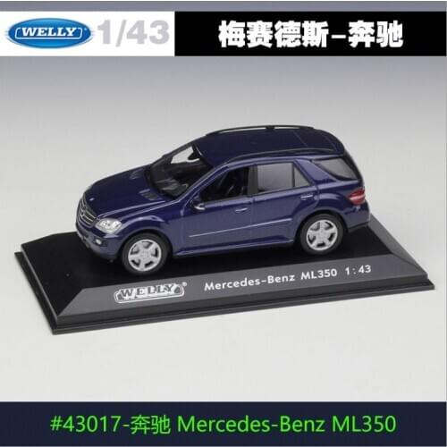 1:43 Alloy Models Car Welly ML350 metal toy car kids toy adult collection DieCast Vehicles High Simulation Car