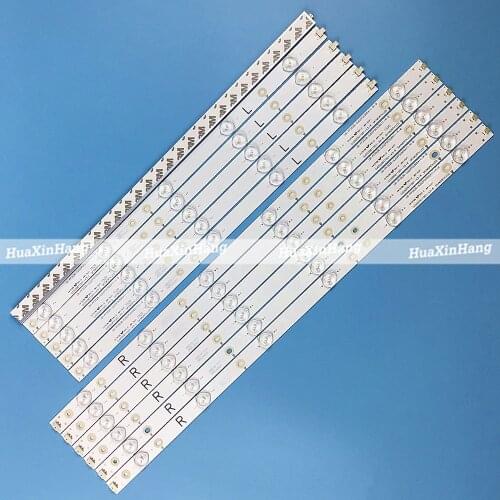 12 pieces/Lot LED Strip For AOC TV LD50V02S T5002S LE50D1452 50PFF3655/T3 GJD500611002-X2-L-R LB-PF3528-GJD2P5C506X11-R-B NEW