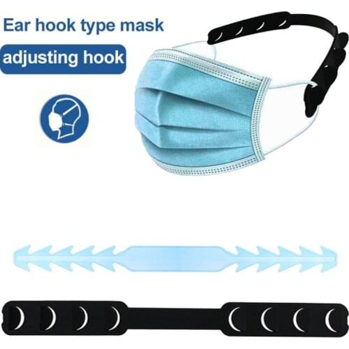 5/10 Pcs Ear Protectors Hook Extension Strap Buckle 5 Gears Adjustable Face Masks Buckle Holder Accessories