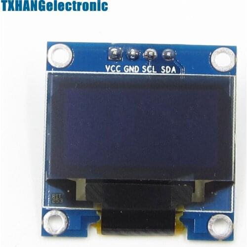5PCS Blue 0.96" IIC I2C 128X64 OLED LCD Display Module /M32/AVR/51 diy electronics