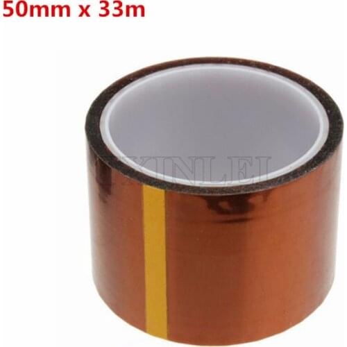 50mm x 33m BGA Tawny Polyimide Tape Thermostable Adhesive high temperature Tape