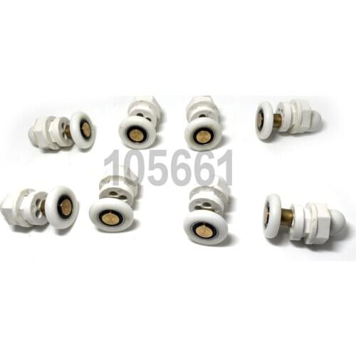 8 x Shower Door Rollers/ Runners/ Pulleys/ HOOKS "Rolli" CY-301-12
