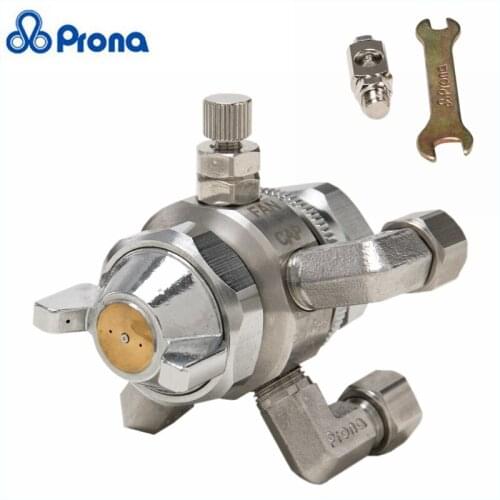 Stainless Steel Simplified High Pressure Miniature Automatic Spray Gun Pneumatic Tool Air Painting Pistol Tool RA-S2 Accessories