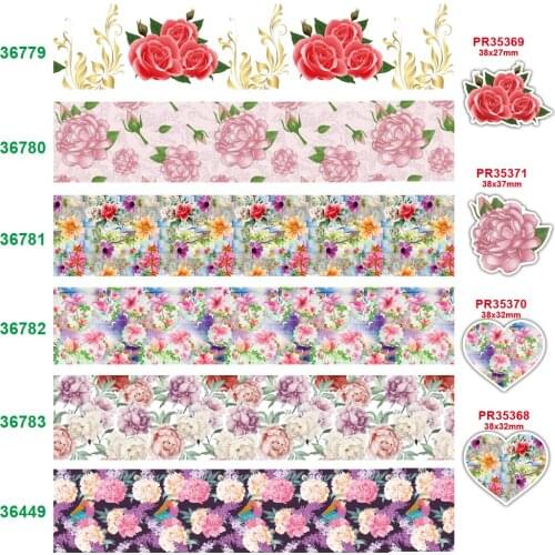 Free shipping characters printed grosgrain ribbon 36783