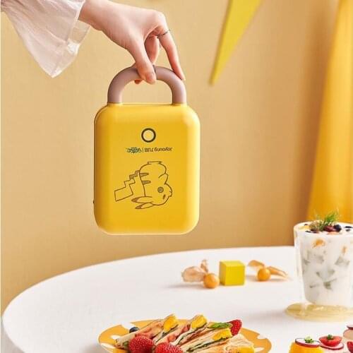 Joyoung 220V Household Electric Waffle Machine Breakfast Sandwich Baking Machine Non-stick Bread Pikachu Waffle Maker
