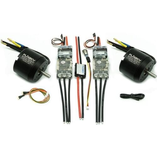 DIY Dual Electric Skateboard Kit 6354 Motors and ESC4.12 280A Anti-Spark Switch 2450W Motor and ESC Combo