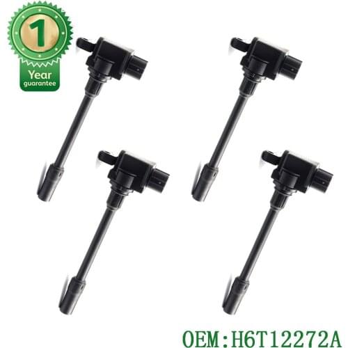 Set 4 perfect quality Ignition Pencil Coil H6T12272A MD348947 MD362915 for Mitsubishi Space Runner Wagon 2.4 GDI 98