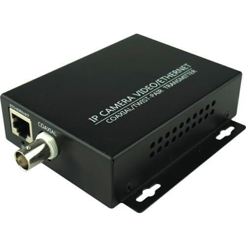 HD 1080P IP Network Coaxial Cable Video Transmission Extender Converter For CCTV System Up 2Km- 1PCS