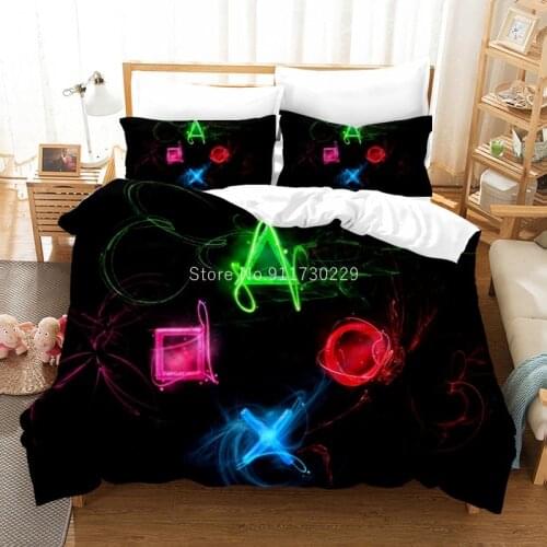 Play Station 5 Bedding Set Game Duvet Cover Sets Players' like Comforter Bed Linen Twin Queen King Single Size Dropshipping Gift