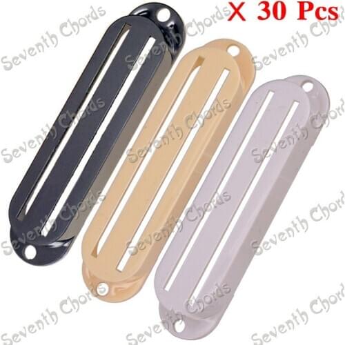 30 Pcs Plastic Electric Guitar Dual Rail Humbucker Pickups Pickup Covers - 3 Colors for choose