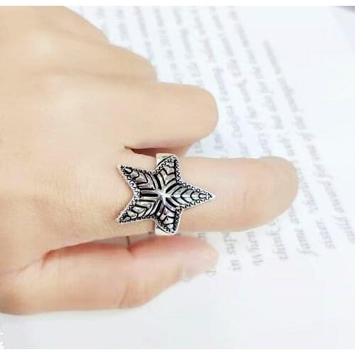 Summer Beach Vacation Knuckle Open Star Rings for Women Girls Adjustable Finger Ring Charm Jewellery Wholesale Gifts