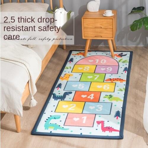 Cartoons Children Rugs Kawaii Non Slip Living Room Carpet Bedroom Entrance Door Mat Balcony Floor Mat Crawling Home Decoration
