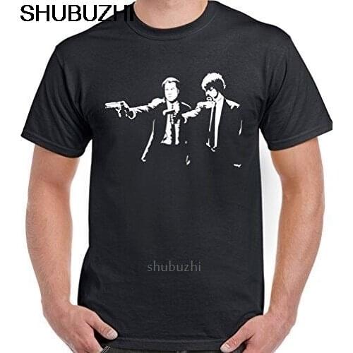 Pulp Fiction - Mens T-Shirt men cotton t-shirts 4XL 5XL euro plus size drop shipping sbz6361 sbz8266