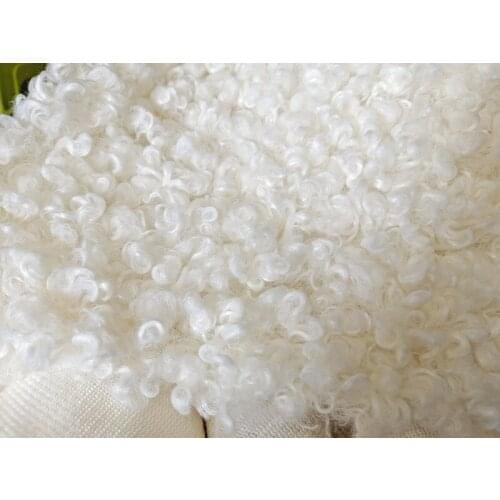 Solid color big circle curled plush fabric,Curly doll material,Faux fur fabric,felt cloth