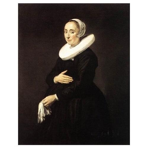 Portrait Of A Woman Dutch Golden Age Frans Hals--TOP art oil painting-handpainted replica -free shipping cost