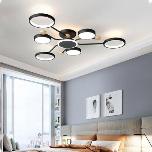 Modern creative tree branch LOFT dimming LED living room chandelier bedroom childrens room study room hotel interior lighting