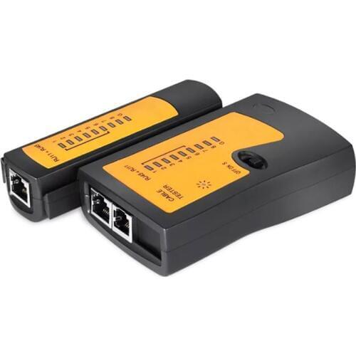 RJ45 RJ11 Network Cable Tester Cat5e Cat6 UTP FTP Network LAN Wire Telephone Line Handheld Detector Ethernet Cable Test Tool