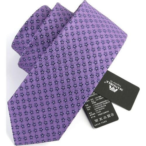 High Quality 2019 New Fashion Brand 7CM Slim Designer Business Tie Gravata Narrow Men Neckties Skinny Silk Tie for Men Gift Box