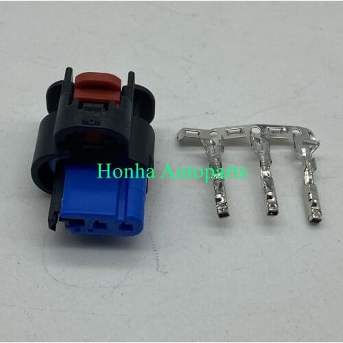 1/2/5/10pcs 3pin auto electric cable plug automotive waterproof wiring harness sealed connector 1-2296695-1