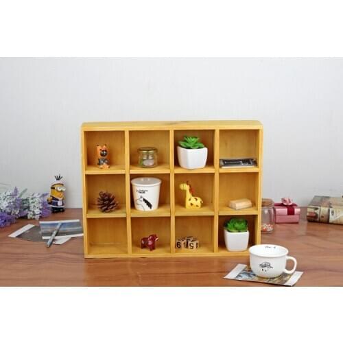 1PC Hanging Retro Wooden Craft Wall Storage Box Vintage DIY Home Cosmetic Bead Rings Jewelry Decorative Organizer JL 0963