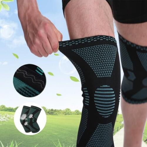 1PC Sports Elastic Knee Pad Cycling Kneepad Patella Brace Support Volleyball Nylon Knee Pad