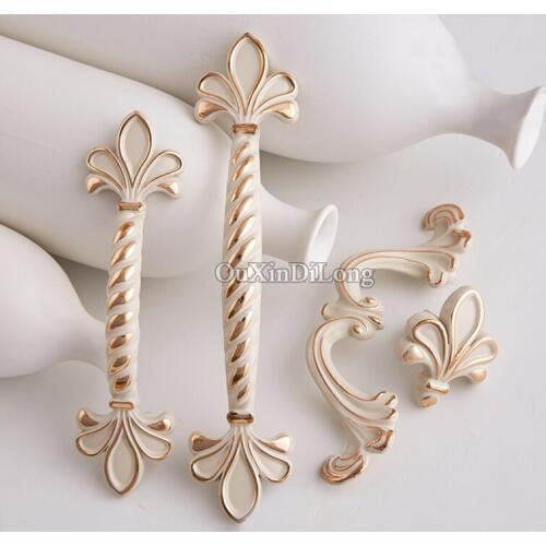10PCS Brand New European Luxury Kitchen Door Furniture Handles Cupboard Wardrobe Drawer Wine Cabinet Pulls Handles and Knobs