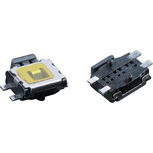 10pcs Momentary reset Tactile Tact Push Button Switch Phone Side Push Switch 3.5 *4.7*1.67mm 4 Pin SMD 4.7 x 3.5 x 1.67mm