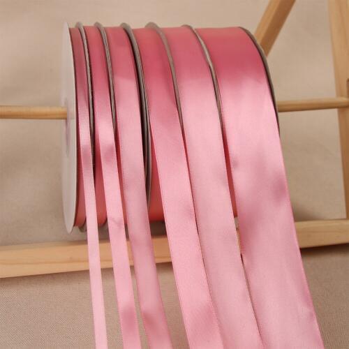 100 Yards/91 Meters Fantasy Pink Polyester Ribbon Wedding Party Christmas Decoration Cake Gift Box Wrap Ribbons DIY Accessories